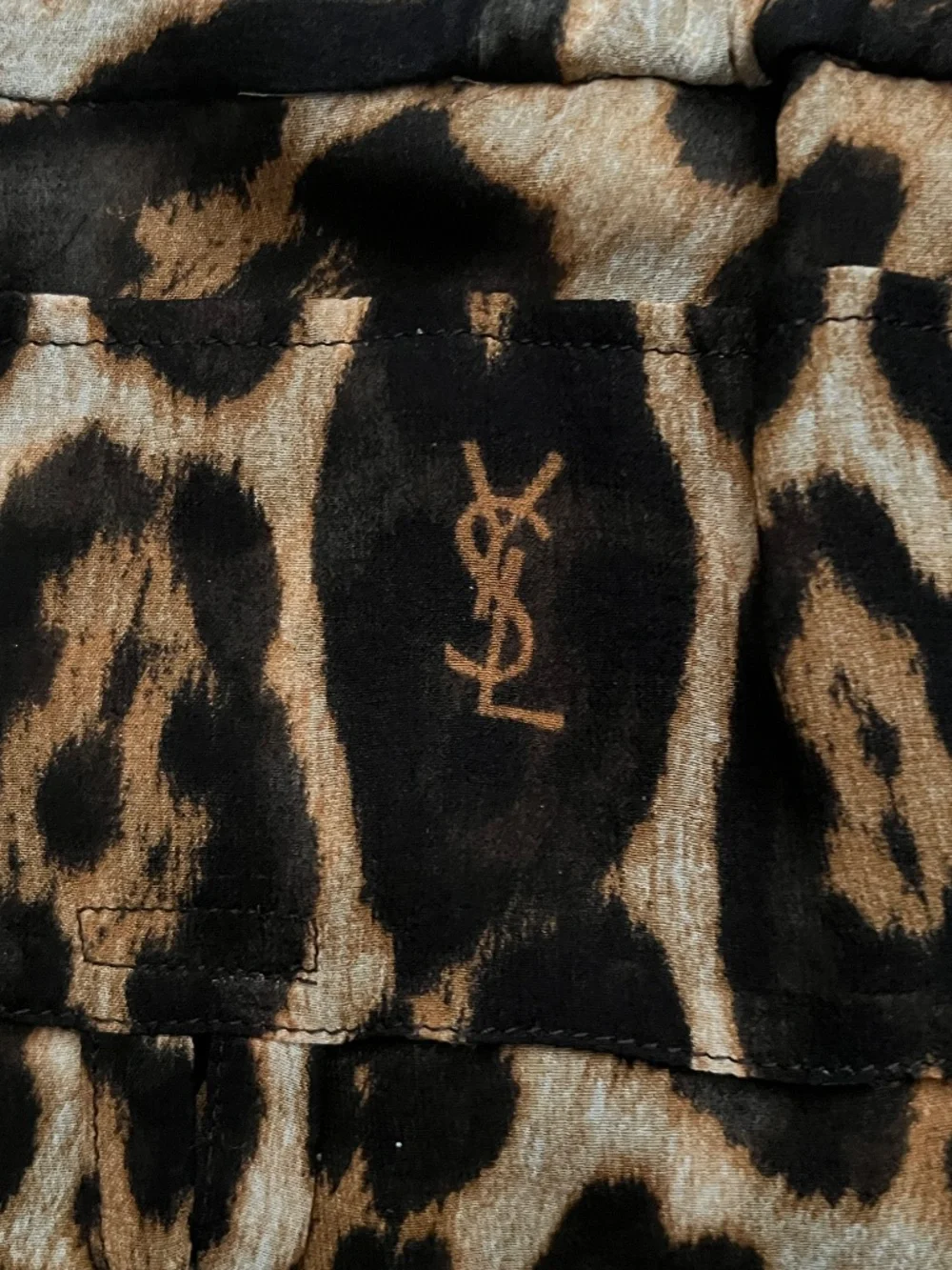 YvesSaintLaurent Animal print Silk Skirt - Picture 6 of 13